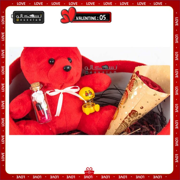 خرید پک ولنتاین ارزان + عروسک خرس